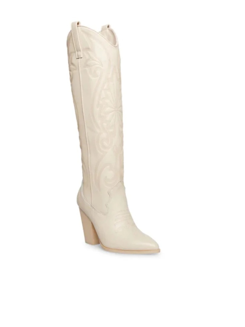 New! Steve Madden - Lasso leather western boots in Bone 9